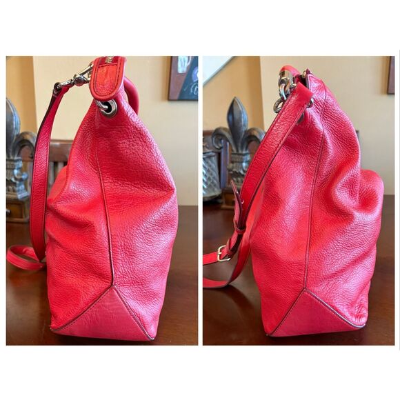 MARC by MARC JACOBS - "Too Hot to Handle" Red Leather Hobo  Shoulder/Crossbody🔥 - Picture 11 of 15